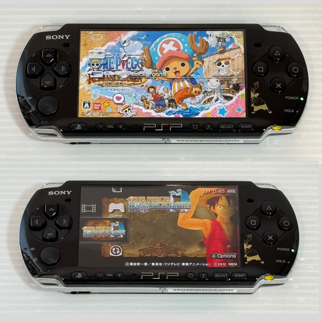 Sony PSP-3000 Console Black One Piece ROMANCE DAWN Limited w/etc