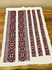 Handmade Ukrainian Embroidered Shirt Inserts   Traditional Vyshyvanka Panels