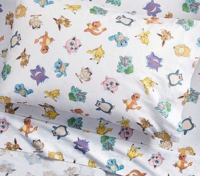 pottery barn kids Pokémon Organic Cotton Sheet Set US STOCK