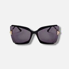 Tom Ford FT0766 Women's Black Gia Butterfly Sunglasses 63-19-135