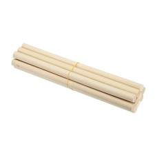 Tige en bois 5/8 x 12 pouces pour bricolage, lot de 10, couleur naturelle