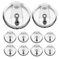 10 Pcs Drinking Mug Leakage Prevention Lid Replaceable Cup Covers