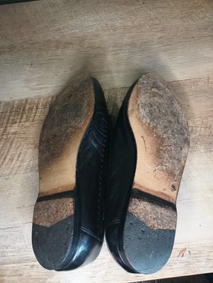 Santoni Mens Tassel Loafers Size 9 Black Italian Leather 