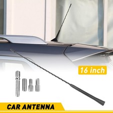 16" Universal Black Antenna Car Auto AM&FM Radio Aerial Bee Sting Roof Mast Whip