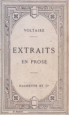 Extraits en Prose de Voltaire Brunel, L.: