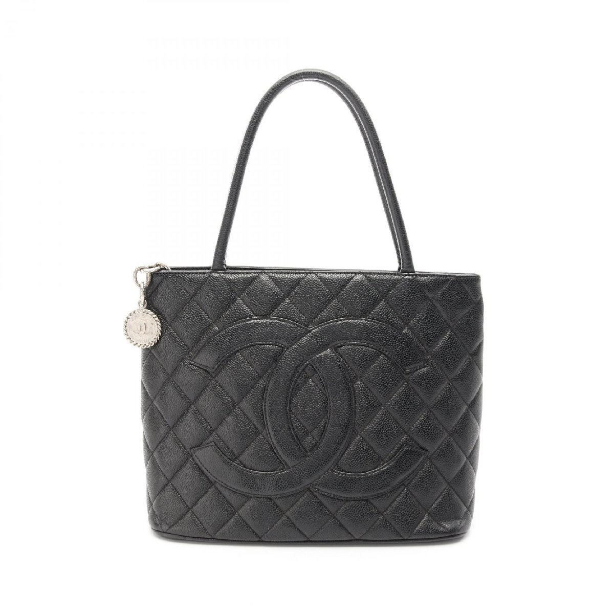 Chanel grained calfskin leather tote bag 24522