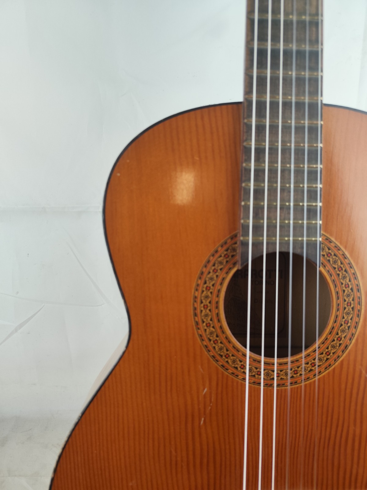 Chitarra Classica Luigi Ferrarotti mod. duebis studio 4/4 Torino guitar 1960 foto 6
