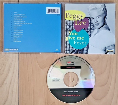 Peggy Lee - You Give Me Fever - 1998 CD