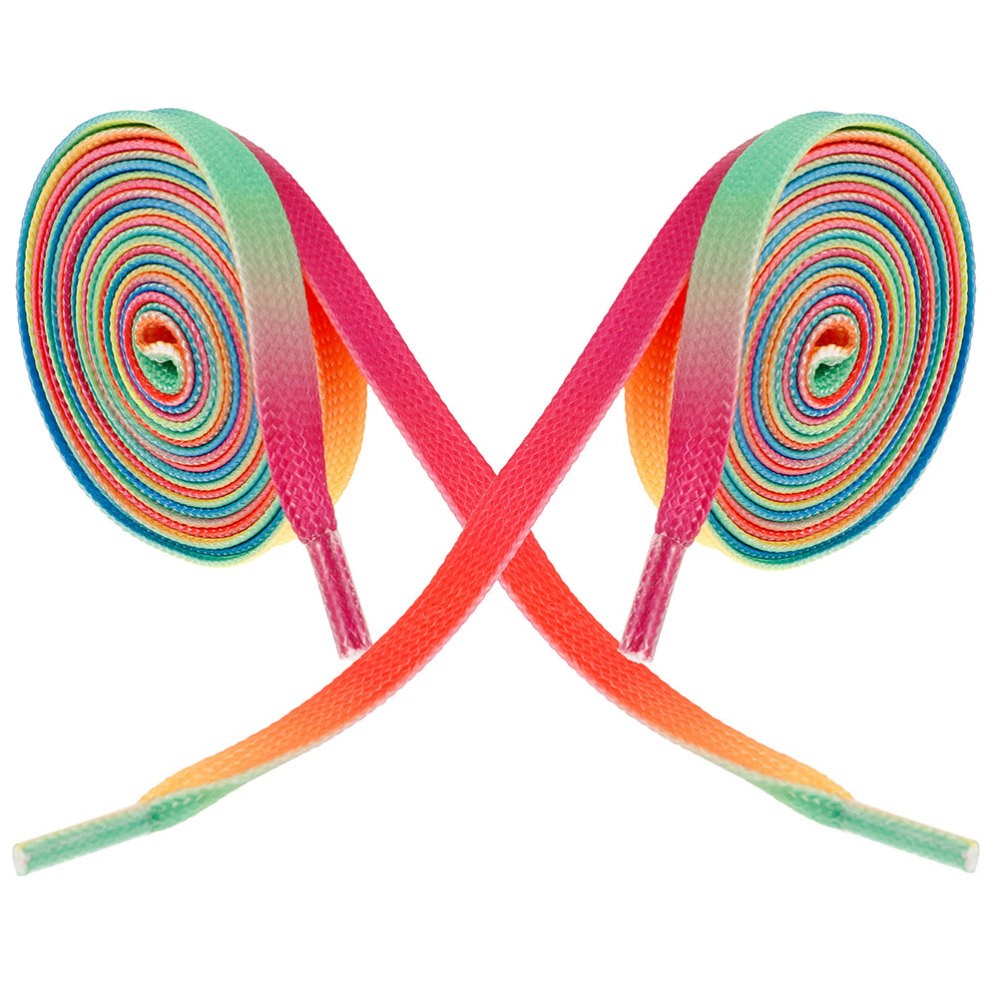 APL Hockey Lacci Colorati Scarpa Colorata per Scarpe da Ginnastica Flat Elastic Colorata