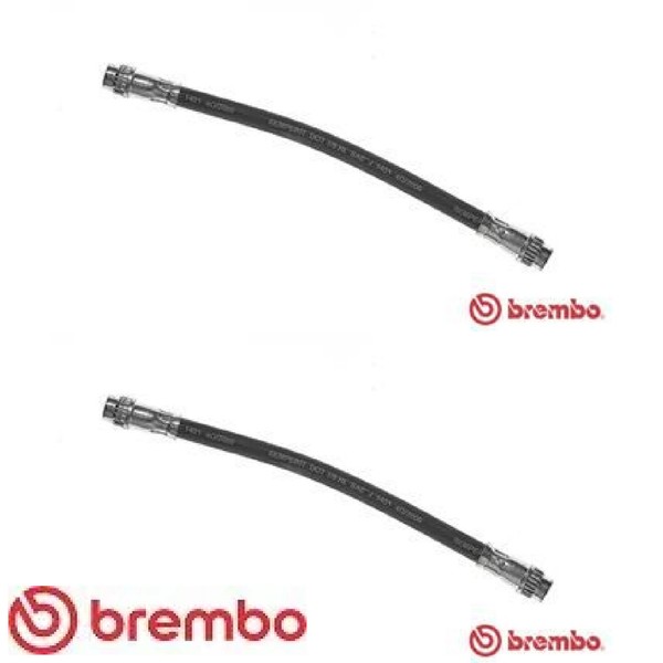 2X Bremsschlauch Brembo T68069 2 BremsschläUche Rechts Links Hinterachse-image