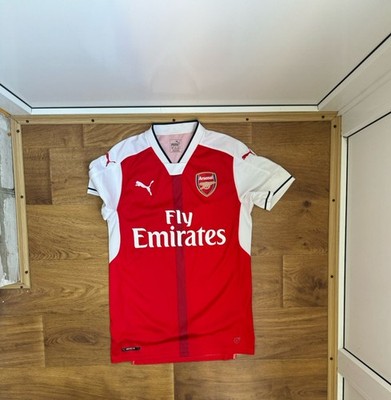 ARSENAL LONDON ENGLAND 2016/2017 HOME FOOTBALL SHIRT JERSEY PUMA S blokecore