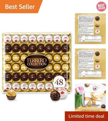 Luxurious Assorted Chocolates in 48-Count Gift Box - Perfect for Celebrations