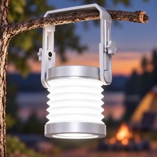 Solar Camping Lantern, USB-C Rechargeable LED Light Outdoor Indoor Lamp