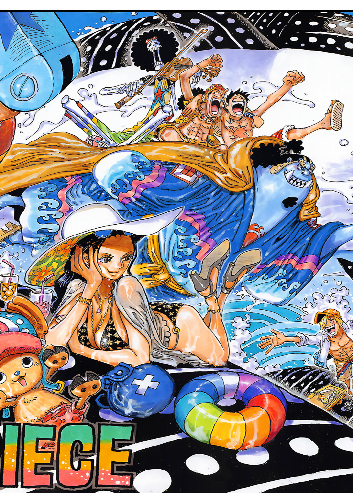 One Piece - Chapter 1019 Shonen Jump Art Spread 11x17 - Art Poster