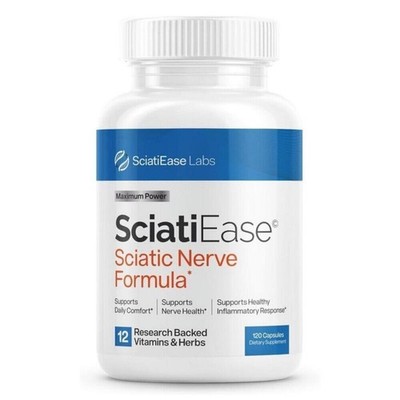 Sciatic Nerve Support.For Sciatica Pain Relief & Nerve Comfort,120 Capsules