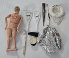 J-597 VINTAGE 1960/70'S HASBRO 12" GI JOE TALKING BLONDE ACTION FIGURE