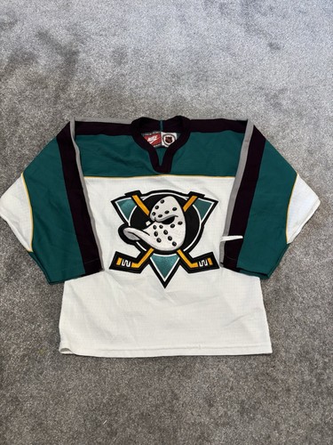 Nike Authentic NHL Anaheim Mighty Ducks White Alternate Blank Jersey Youth XL