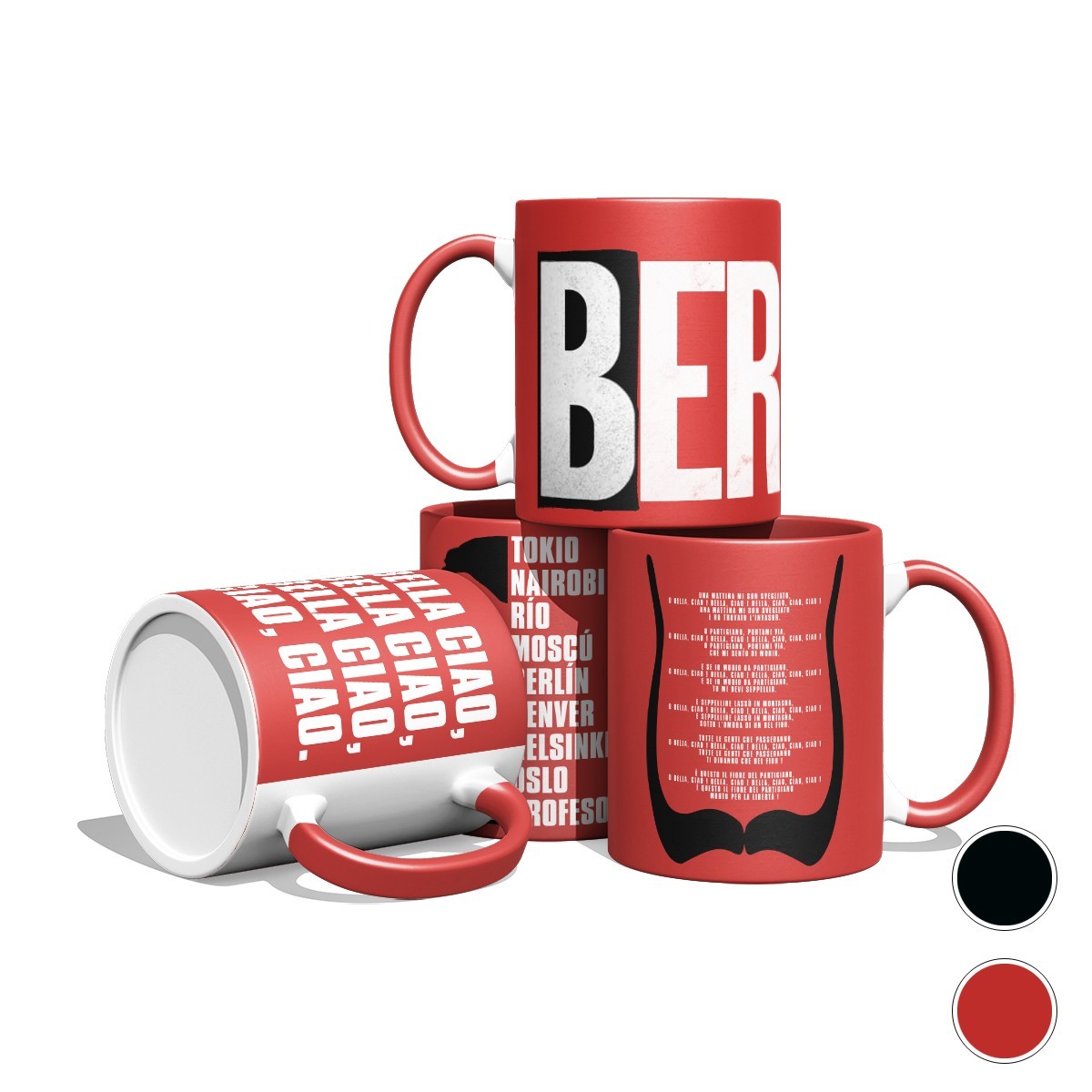 Tasse série tv Money Heist grand mug pour pause café au bureau et soirée streaming