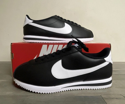 Men's Nike Cortez Casual Shoes Sneakers - Black White DM4044-001 - Many Sizes