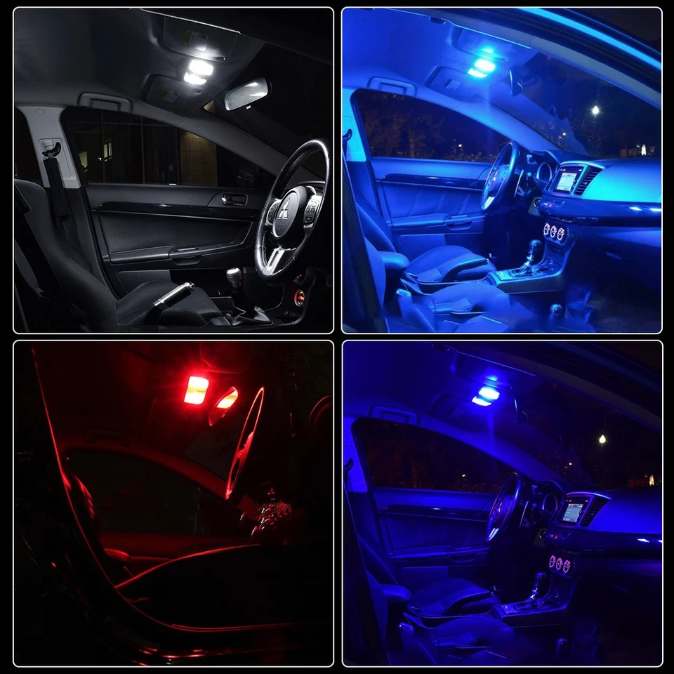For RANGE ROVER EVOQUE CANBUS LED Dome Map Interior Light Bulbs Package Kit - Image 2 of 4