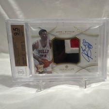 Panini Immaculate Jimmy Butler Patch Auto RC #/75￼BGS 9.5 Chicago Bulls