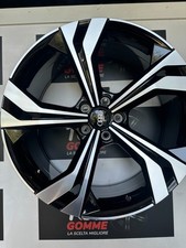 4 CERCHI IN LEGA 20" X AUDI Q3 SPORT TIQUAN REPLICHE BLACK DIAMANTATO