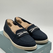 BZees For Lifestride All Aboard Women's 8 Wide Blue Apron Toe Boat Shoe Ebay2768