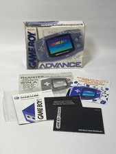 Nintendo Game Boy Advance Glacier Box, Manual, Inserts Only - NO CONSOLE 