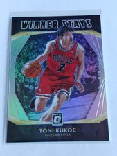 2020-21 Panini Donruss Optic Toni Kukoc Winner Stays Silver Holo Prizm #9 Bulls