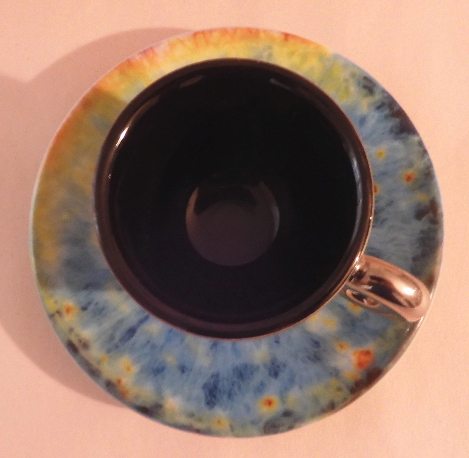 Illy Art Collection 2018  "Iris" Espresso Cup w/Saucer Marc Quinn  Italy IPA NEW