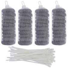40 Pieces Lint Traps Stainless Steel Washing Machine Lint Snare Traps Laudry
