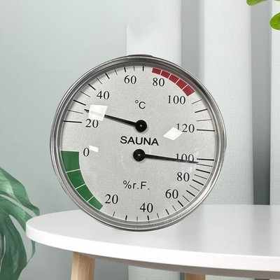 Effizientes Saunathermometer und Hygrometer zur Überwachung der Klimabedingunge