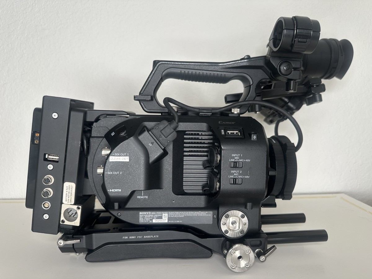 Sony FS7 Mark II 4K Super 35 Camera KIT, lenses, jetpack, PL mount