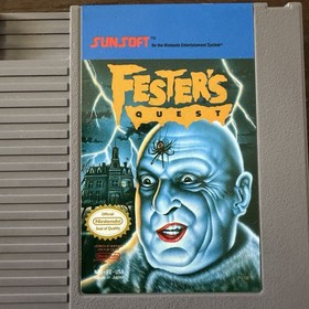 Festers Quest NES Nintendo Addams Family Sunsoft Authentic CART ONLY
