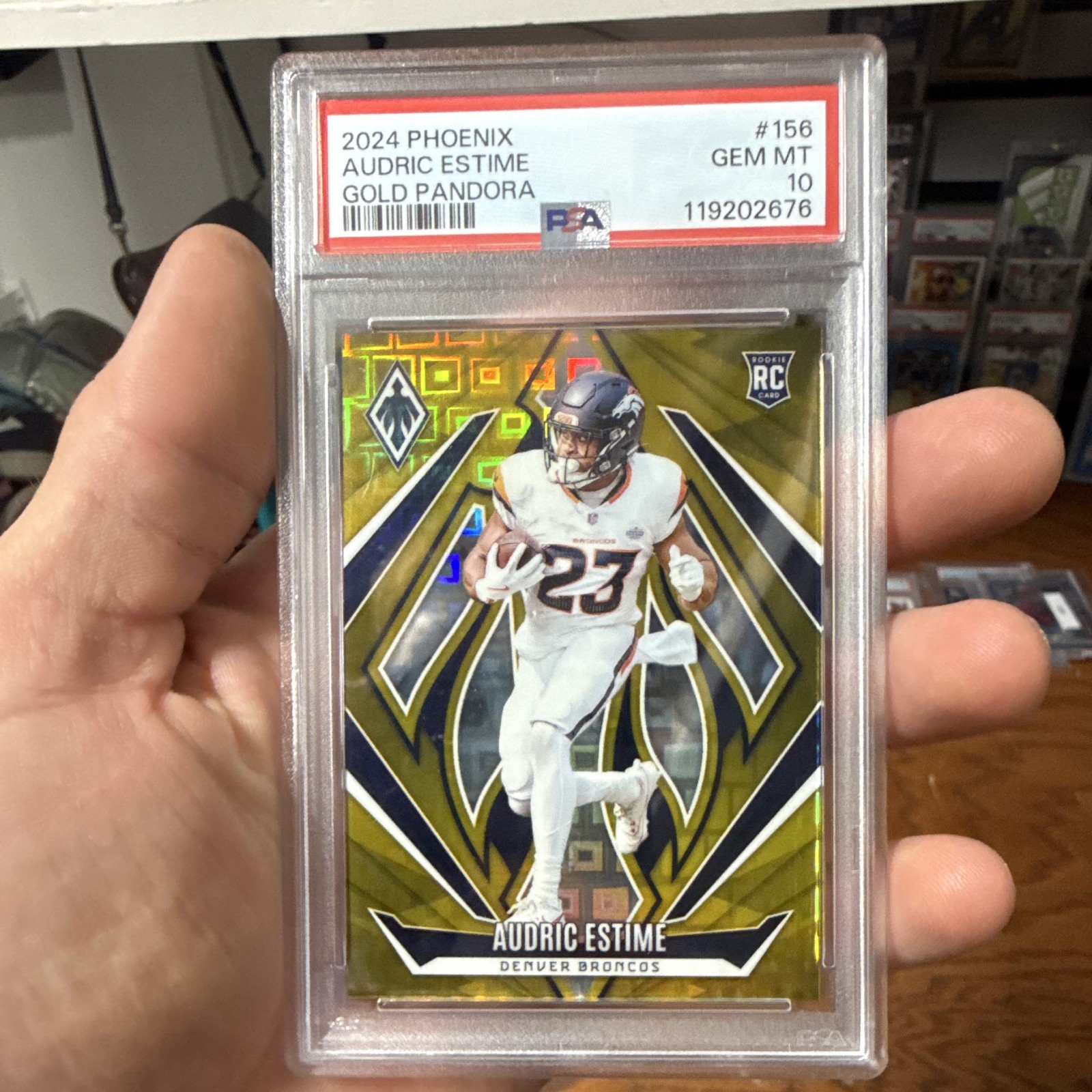 Audric Estime Panini Phoenix #156 Pandora
