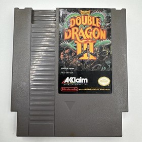 Double Dragon III NES Nintendo 1990 caja manual juego completo
