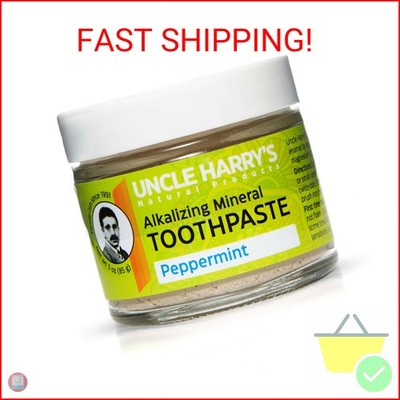 Uncle Harry's Natural & Fluoride-free Remineralizing Toothpaste - Freshens Breat