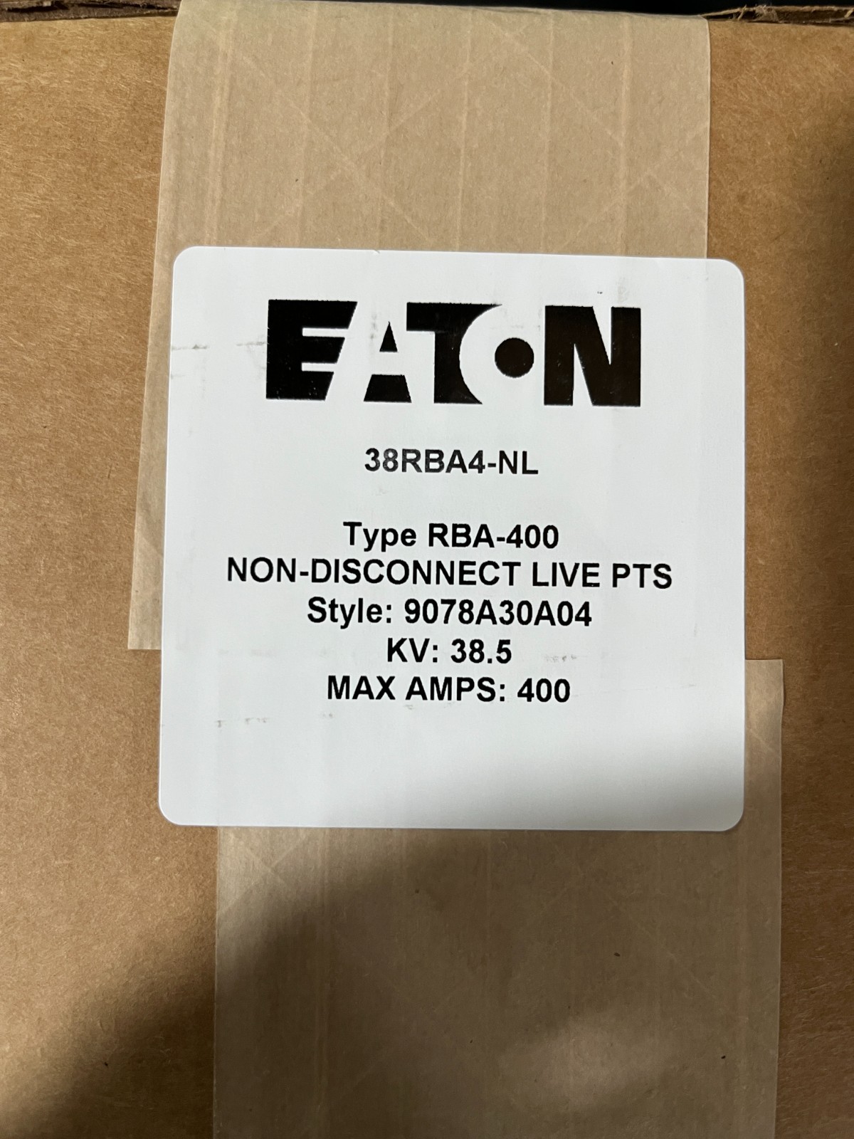 38RBA4-NL (Eaton Fuse Live parts)