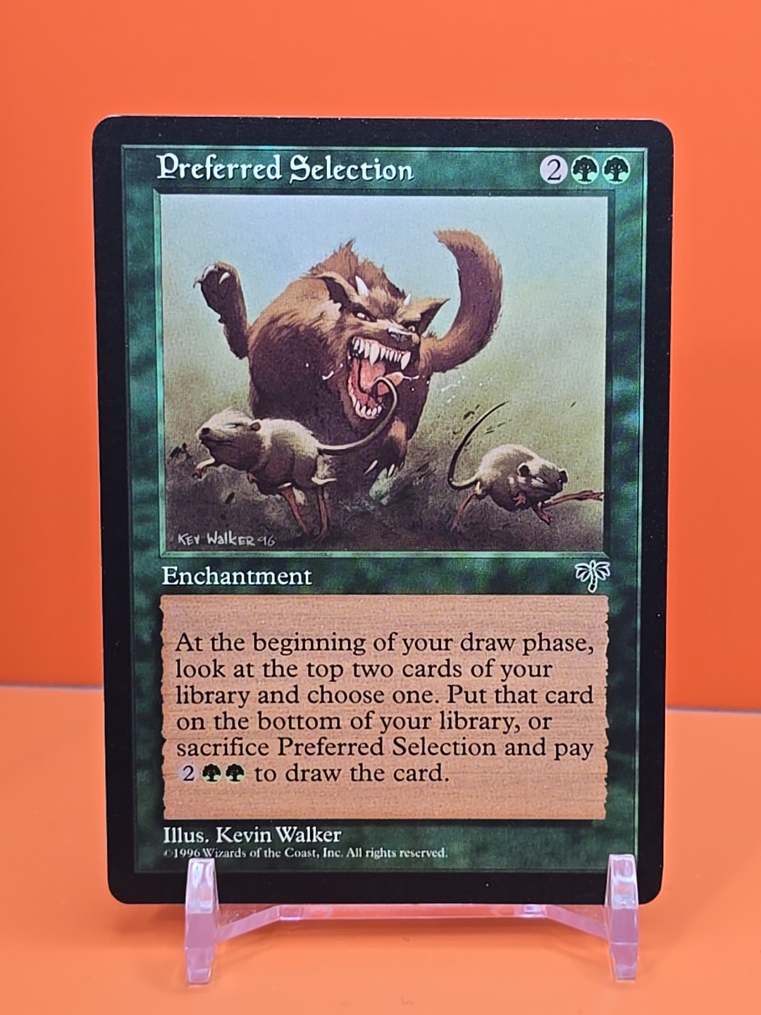 🟢🟢🟢 1996 MAGIC THE GATHERING PREFERRED SELECTION MIRAGE UNPLAYED 🟢🟢🟢