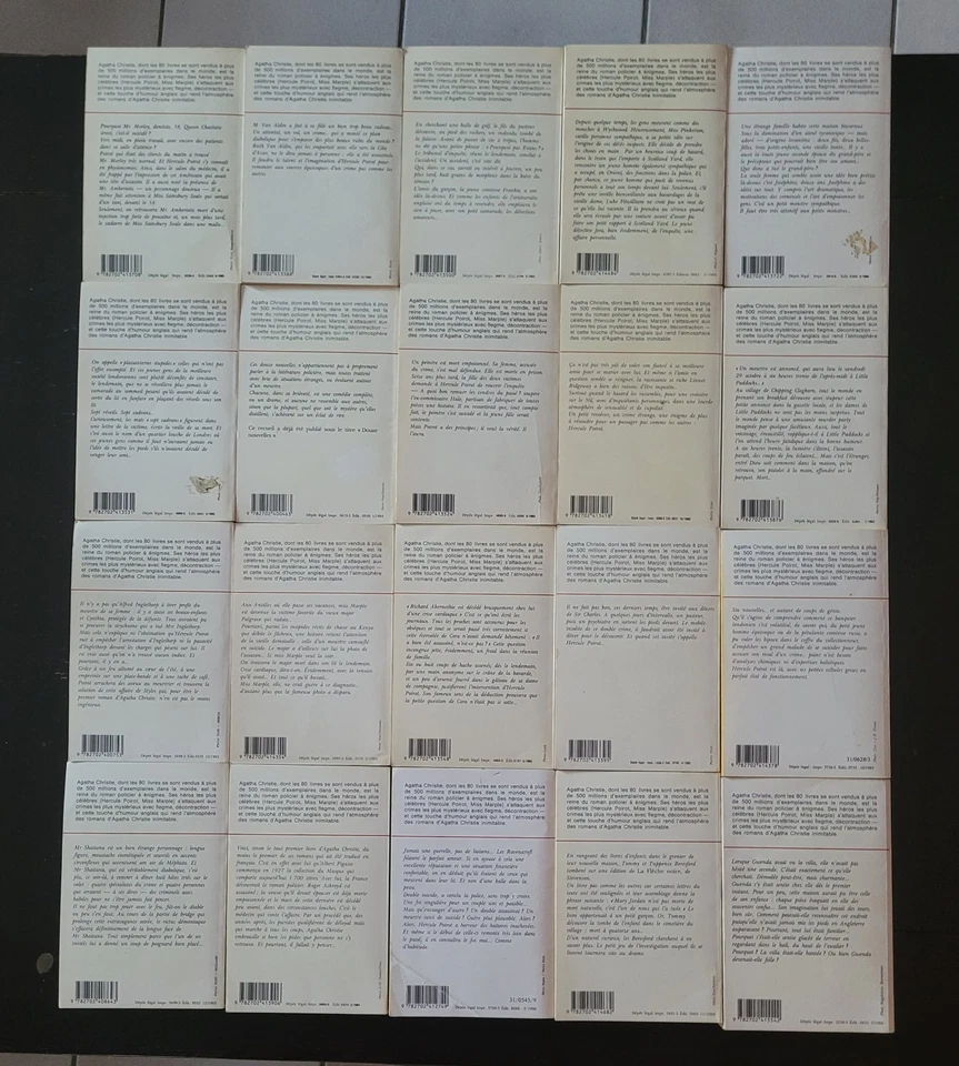 Agatha Christie - Club des Masques - 20 livres - Photo 3/4