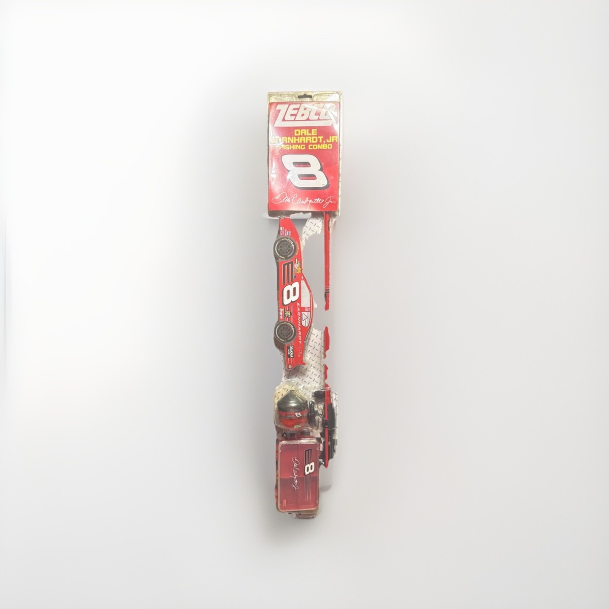 DALE EARNHARDT JR. ZEBCO FISHING COMBO REEL + POLE + TACKLE BOX