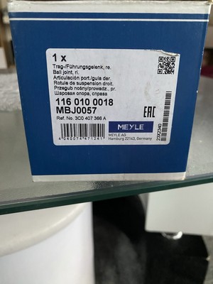 Traggelenk MEYLE 116 010 0018