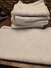 Microfiber 11.5 X 11.5inches, White 10 Pc Lot, Unbranded — photo 1