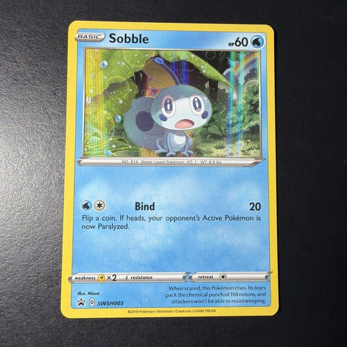 Sobble SWSH003 Holo Promo Sword & Shield Promo Pokemon NM