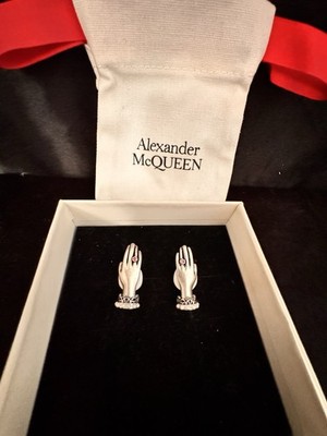 Vintage Of  Alexander McQueen Silver Hand Earring
