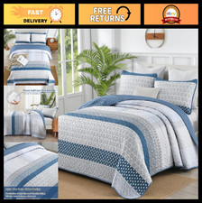 Twin Quilt Bedding Set 2 Piece, 68"x86", Soft Cozy Lightweight Coverlet for Coll