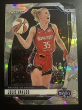 2024-25 Prizm Wnba Julie Vanloo #42 Rookie CRACKED ICE Prizm