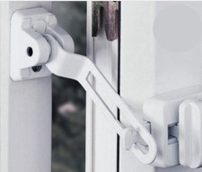 White Ventilation Bar - Security / Safety Restrictor - UPVC Windows & Doors