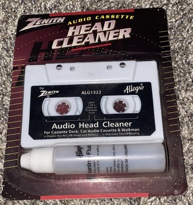 Zenith Audio Cassette Head Cleaner Allegro ALG1322 ZN16750 Brand New Sealed