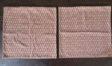 Euro Pillow Shams Cottage Core Brown Floral Set Of Two 24 x 24
